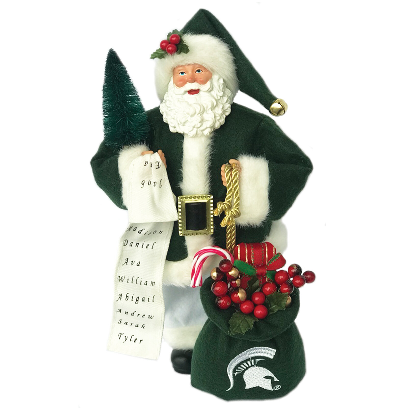 The Holiday Aisle Michigan State Santa Wayfair